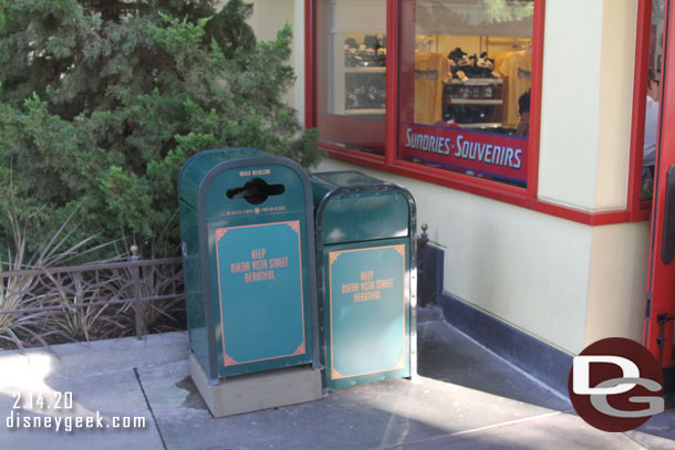 The drinking fountain by Oswalds is gone for renovation.