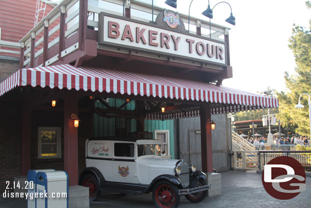 The Bakery Tour is closed for renovation.