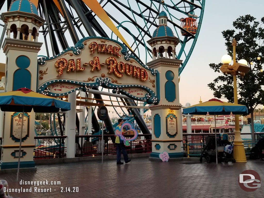 This was disappointing.. no photo props for National Ferris Wheel Day.. instead celebrating some other holiday... like everywhere else in the parks.