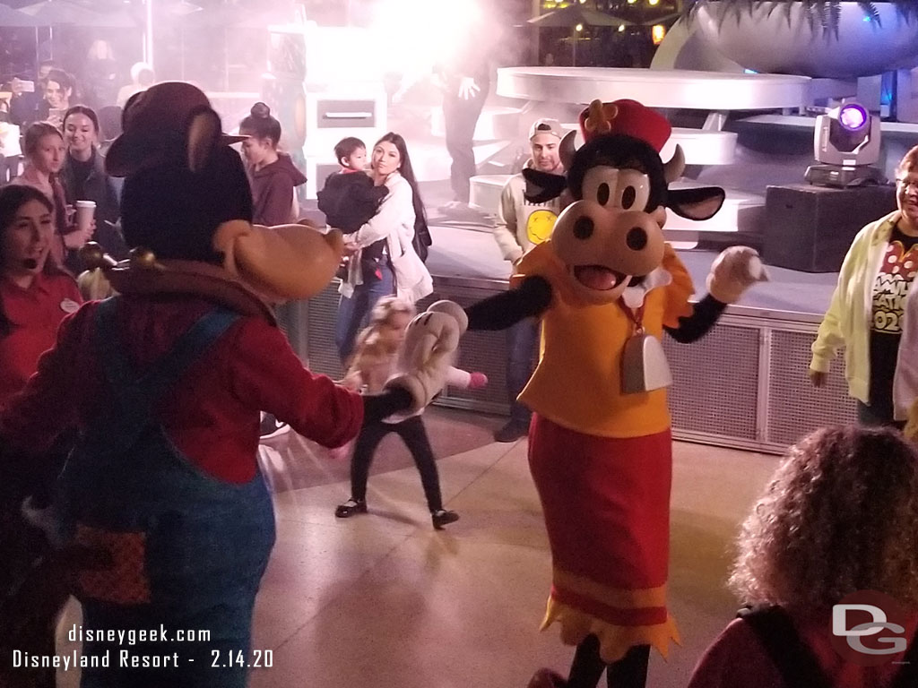 Horace Horsecollar dancing with Clarabelle