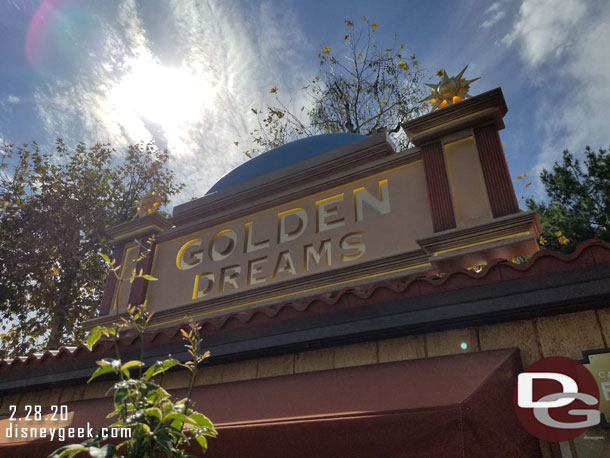 Golden Dreams Marketplace sign