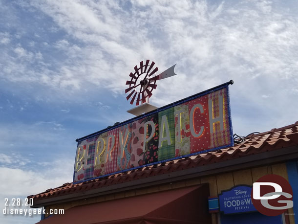 Berry Patch Marketplace Sign