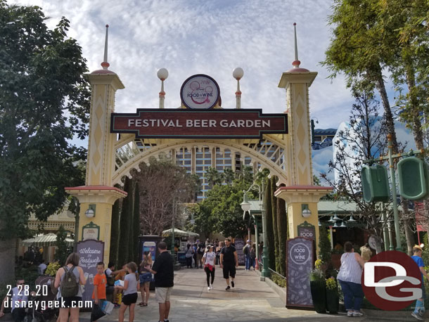 Paradise Gardens is the Festival Beer Garden again this year.