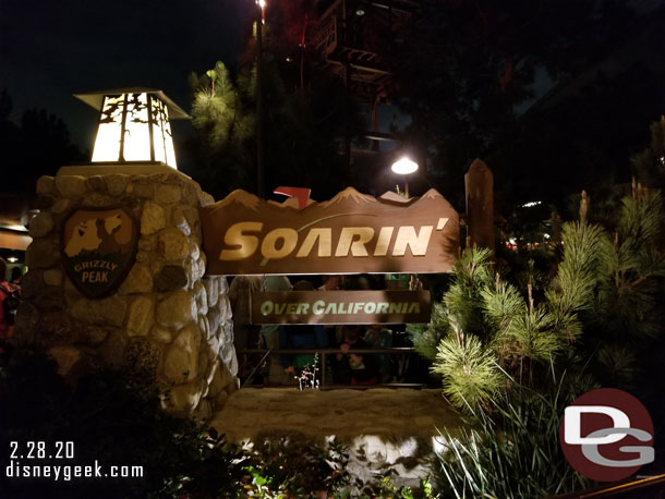 Soarin' Over California has returned for the run of the Festival, so I used a FastPass to experience the original film.