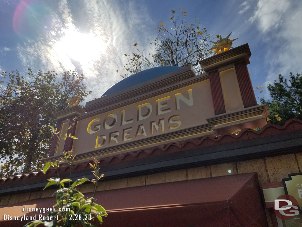 Golden Dreams Marketplace sign