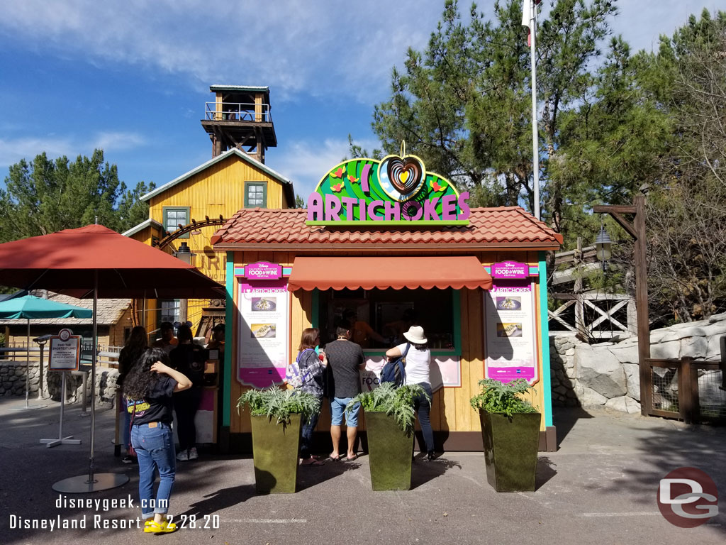 I Heart/Love Artichokes marketplace is located near Grizzly River Run.