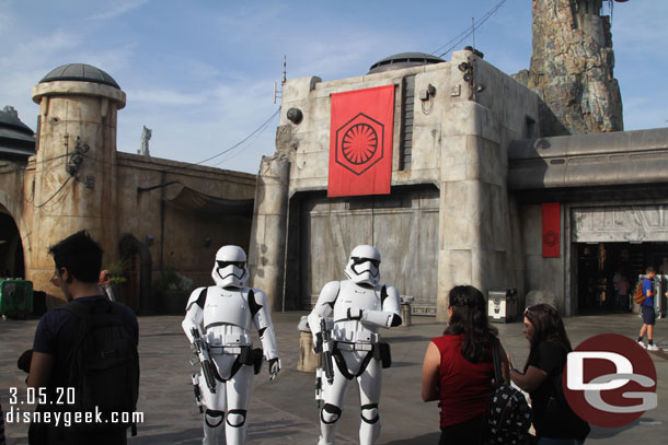 Storm Troopers out in Black Spire Outpost