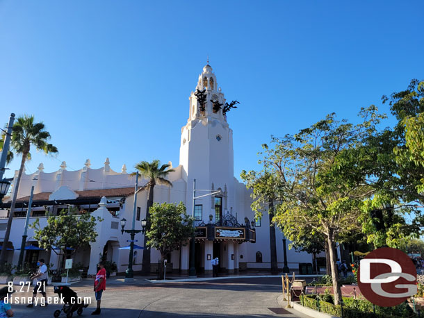 Carthay Circle restaurant this morning