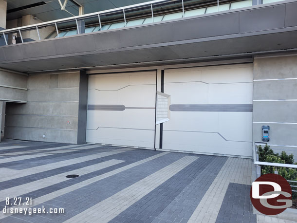 This is the Red Car entry/exit point at the Avengers HQ.  The Red Car track has not moved from its original path.