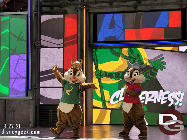 Chip and Dale dressed as Thor & Loki