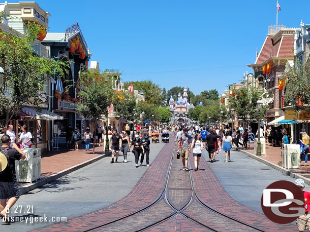 1:15pm - Main Street USA