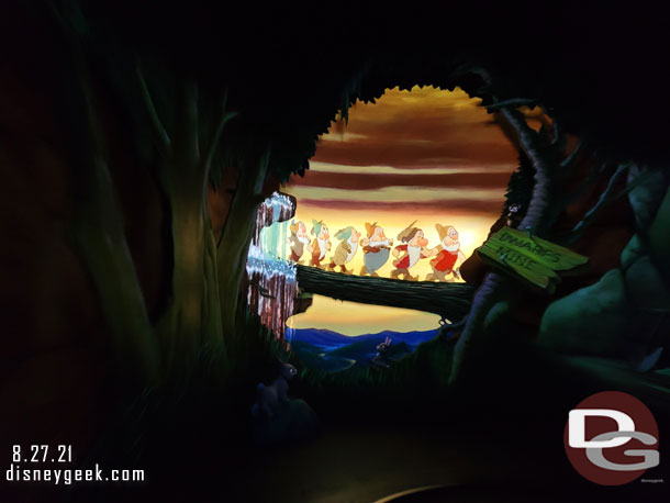 The attraction was updated in much the same was as Alice in Wonderland. With new effects and projects.  They also slowed it down a bit and changed the ending scenes.