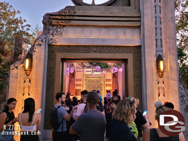 Seems a lot of people saw the same schedule as I did about a show happening.  Eventually cast members came to say it was cancelled/not happening.