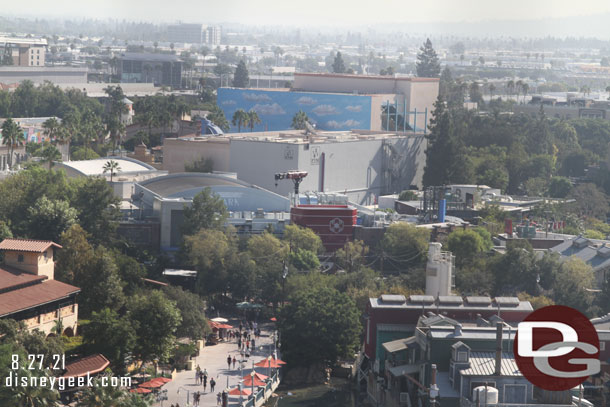 Looking toward Avengers Campus