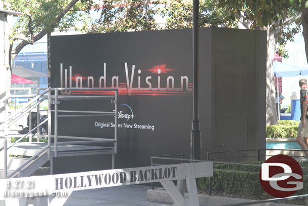 The back of the Wanda Vision photo op.  