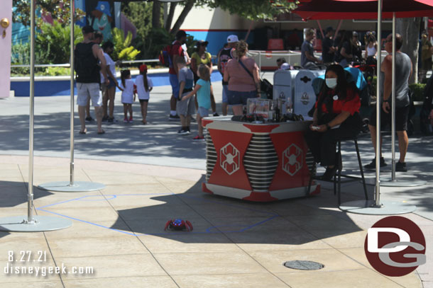 A different angle of the Spider Bot demo