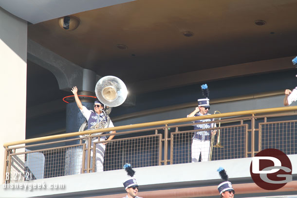 The Disneyland Band performs a couple of sets in Tomorrowland now.  