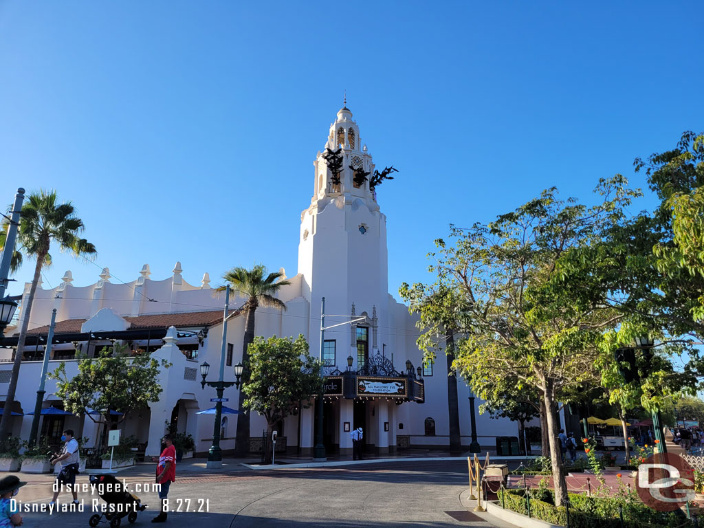 Carthay Circle restaurant this morning