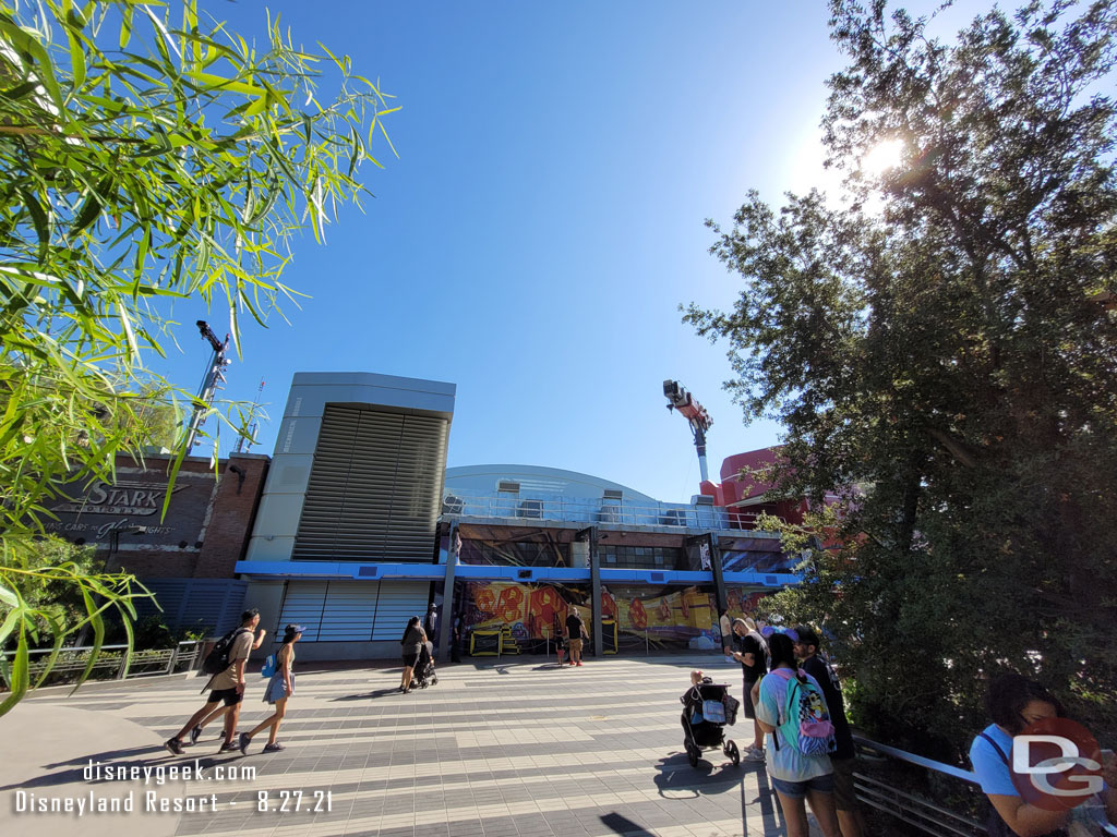 I found a spot in the shade with a view of The Amazing Spider-Man! show.