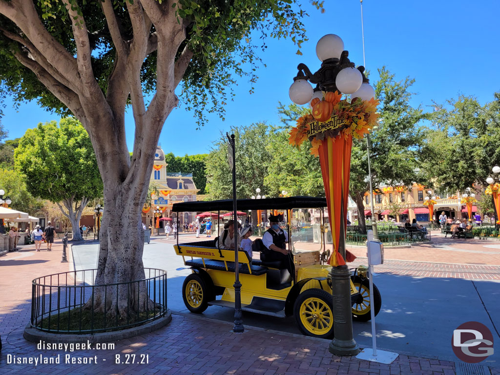 The horseless carriage was using this location and the Omnibus was using the one by City Hall.