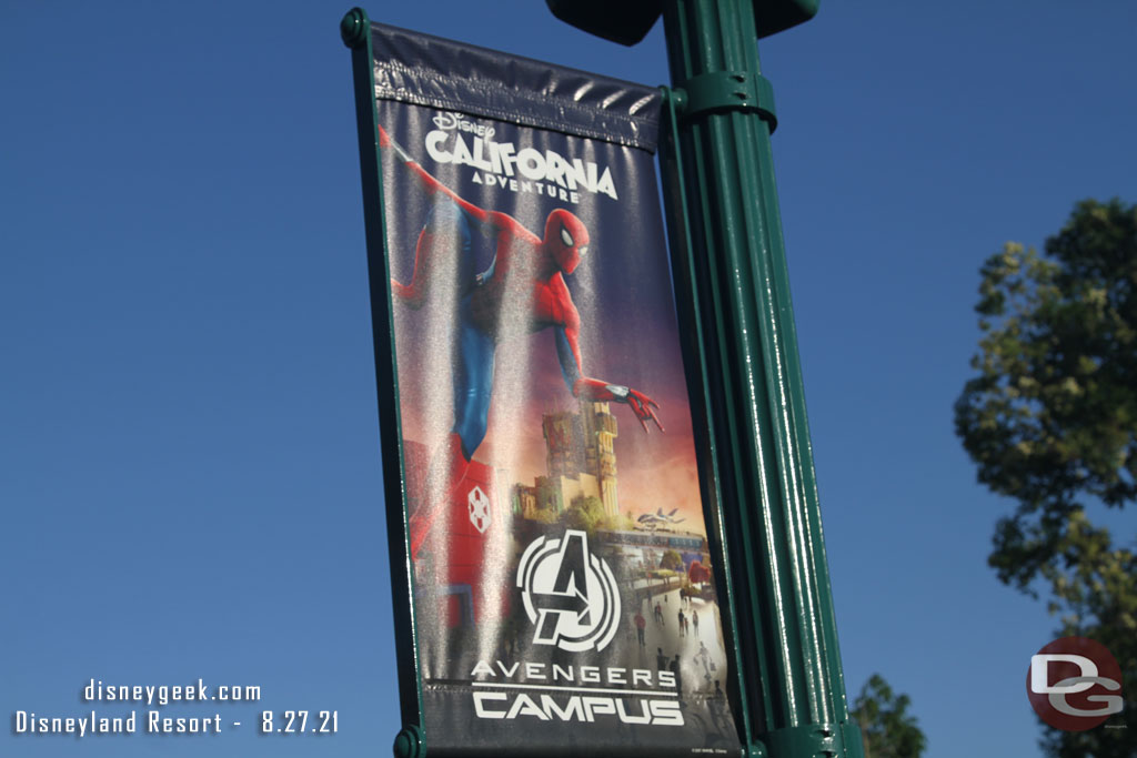 Avengers Campus Banner