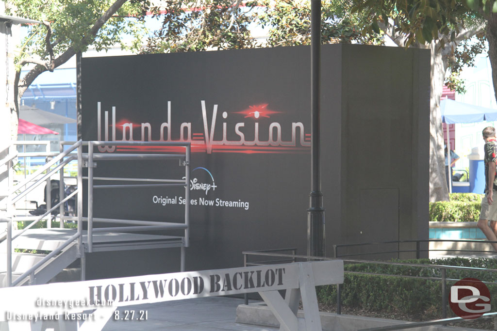 The back of the Wanda Vision photo op.  