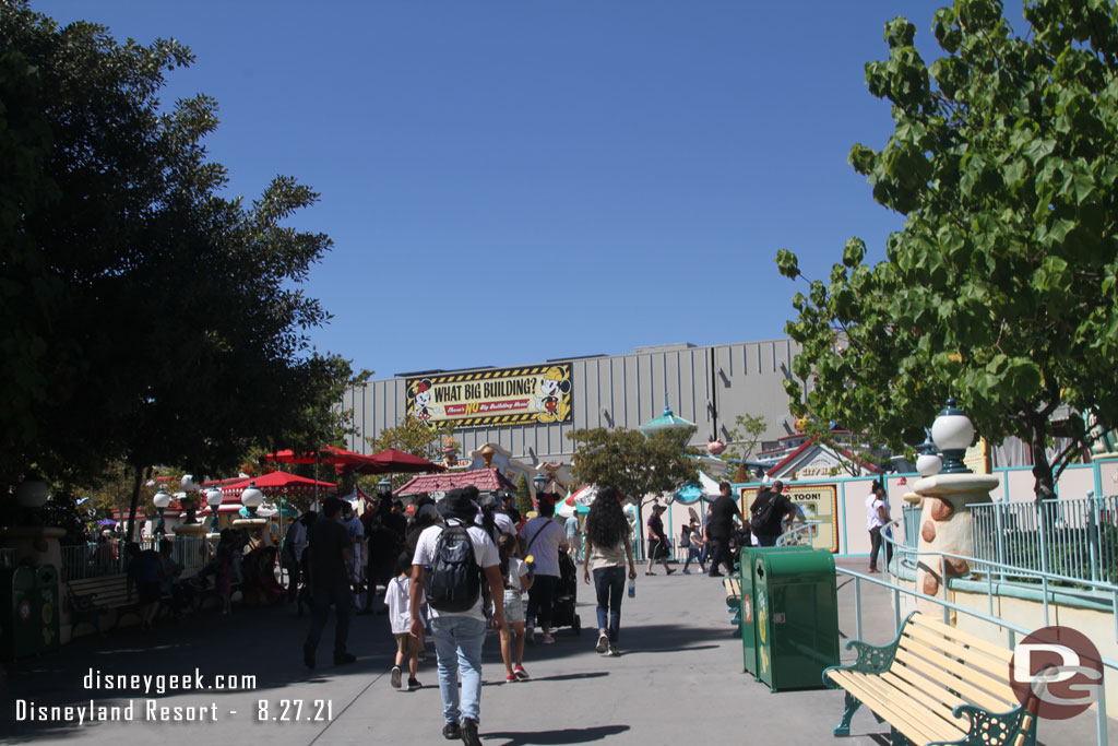 The show building for Mickey and Minnie