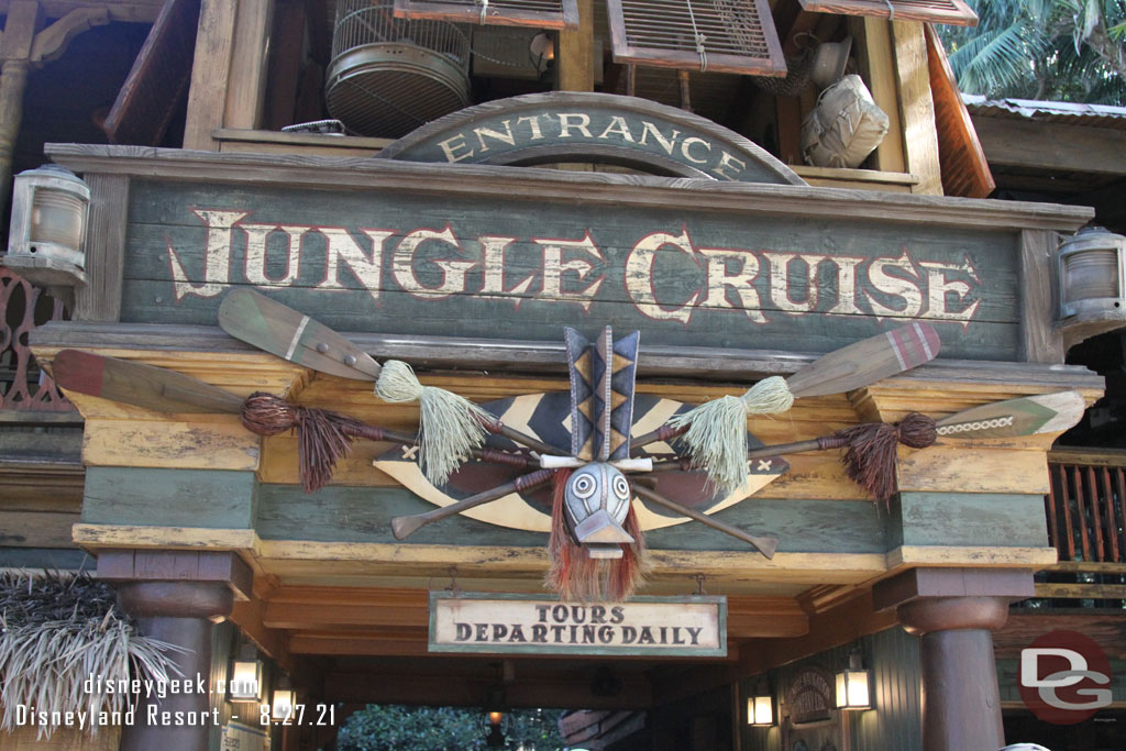 Time for a second visit to the Jungle Cruise.