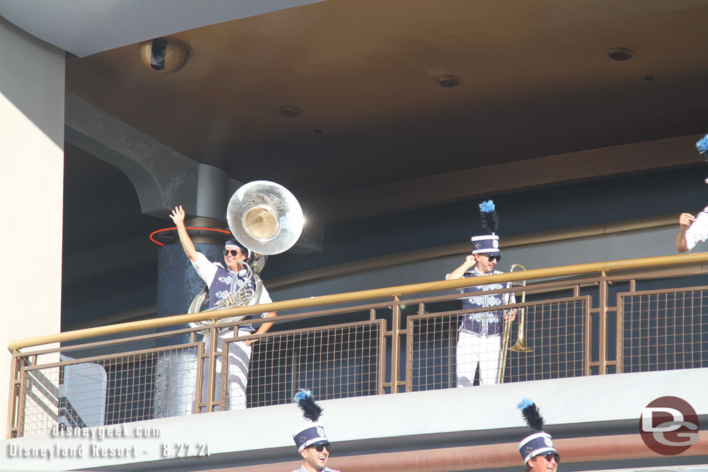 The Disneyland Band performs a couple of sets in Tomorrowland now.  