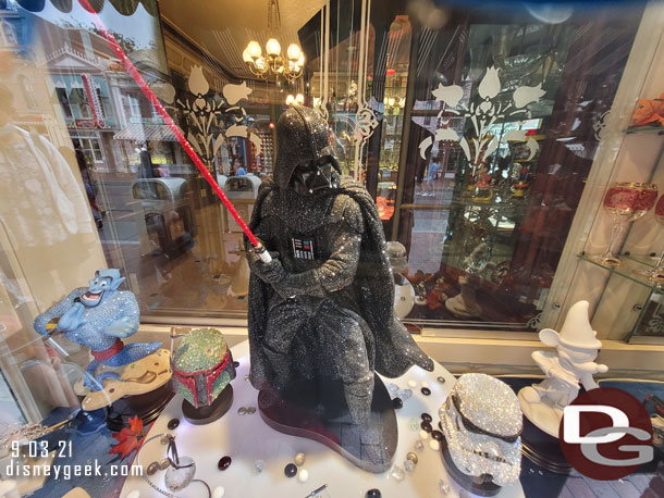 Crystal Arts window features Star Wars