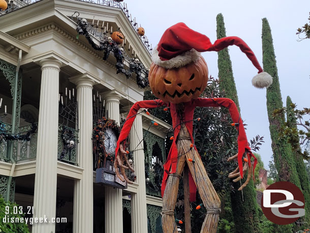 Today is the first day for the Haunted Mansion Holiday this season. This is the 20th anniversary for the overlay.