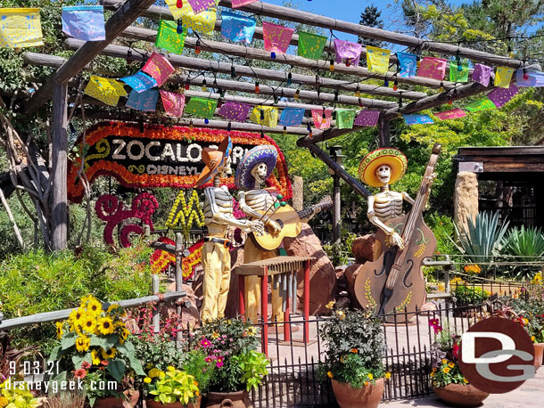 Zocalo Park is celebrating the Dia De Los Muertos 