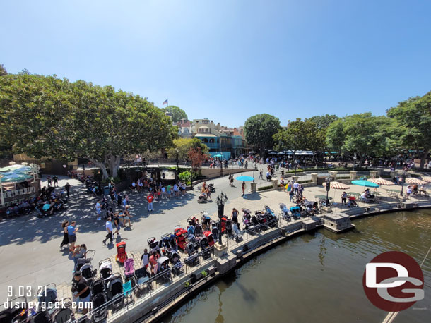 New Orleans Square from the Mark Twain as we cruised by.