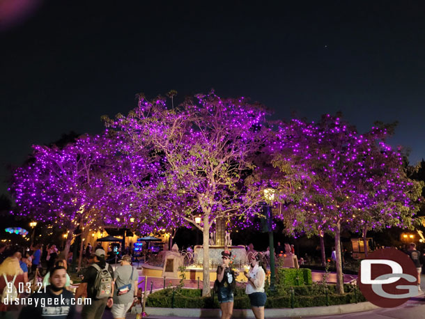 Carthay Circle after dark.