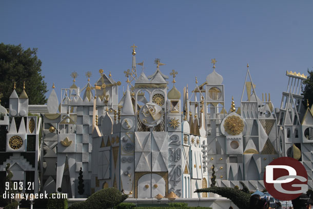 Time for it's a small world.