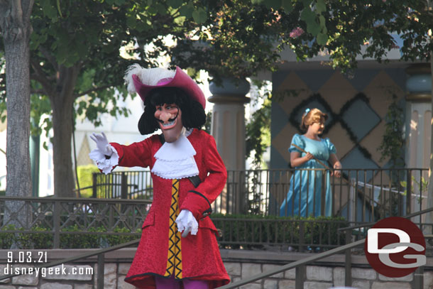 Captain Hook visiting guests