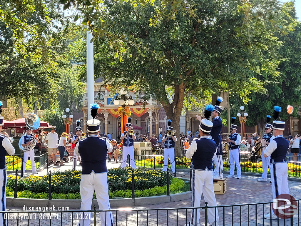 Time for the nightly Flag Retreat