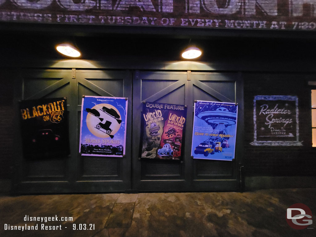 Radiator Springs Drive In Posters