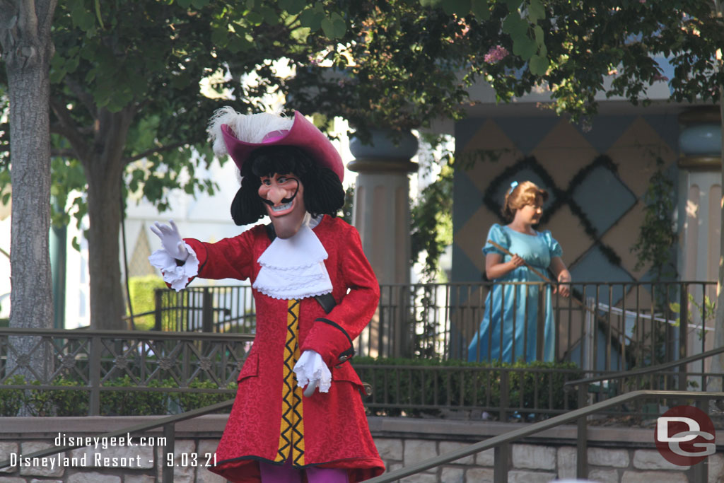 Captain Hook visiting guests