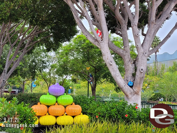 Lilo and Stitch near the tram stop across from La Brea Bakery