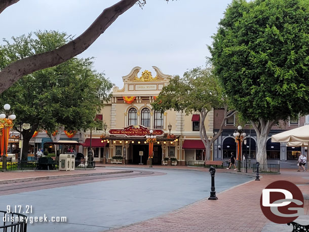 Town Square is quiet.