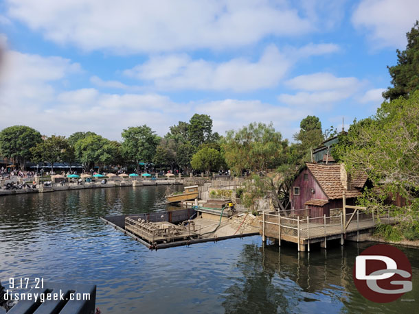 Renovation work for one of the Fantasmic units.