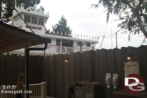 The Mark Twain has been in for renovation this week (returns Saturday)