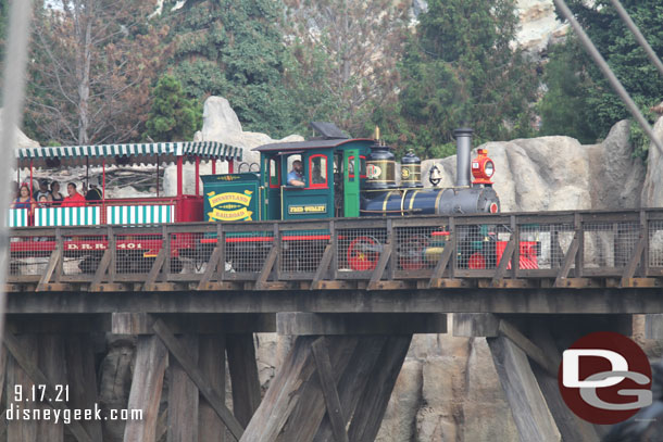 The Fred Gurley steaming along the Rivers of America.