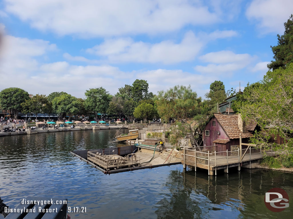 Renovation work for one of the Fantasmic units.