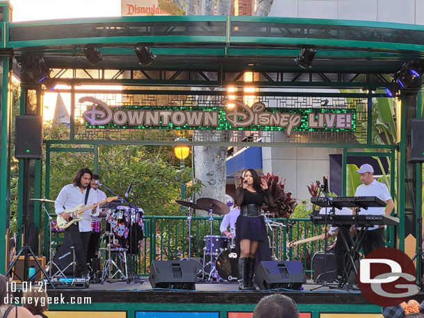 The Tina Aldana Band - Celebrating Hispanic Heritage Month shared the stage alternating sets.