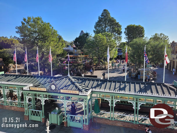 Traveled by a spaceship and now a riverboat.  Time for a cruise along the Rivers of America.