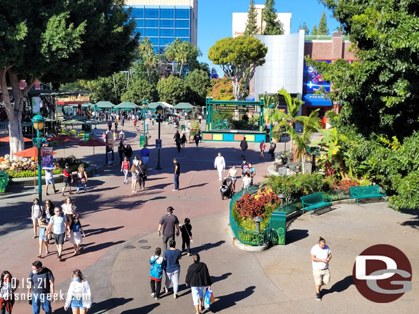 Arriving at the Downtown Disney station.