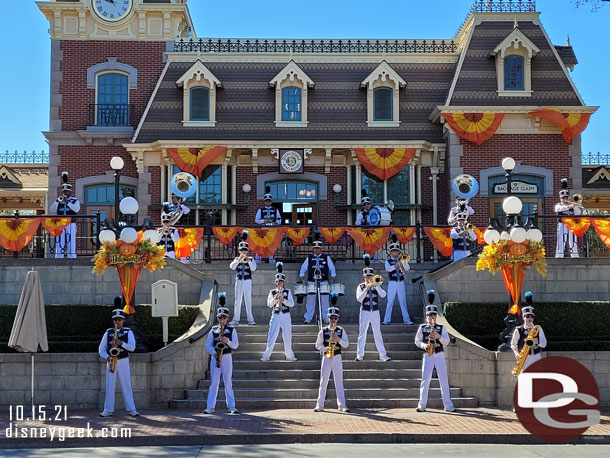 10:45am - Disneyland Band performance at the Train Station.