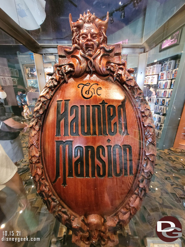 Haunted Mansion Plaque - Daniel's Wood Land Hand Carved Ancient Wood  - $1,900 at Off the Page.